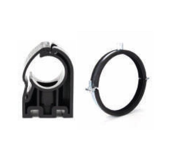 Abrazadera de plástico para mural